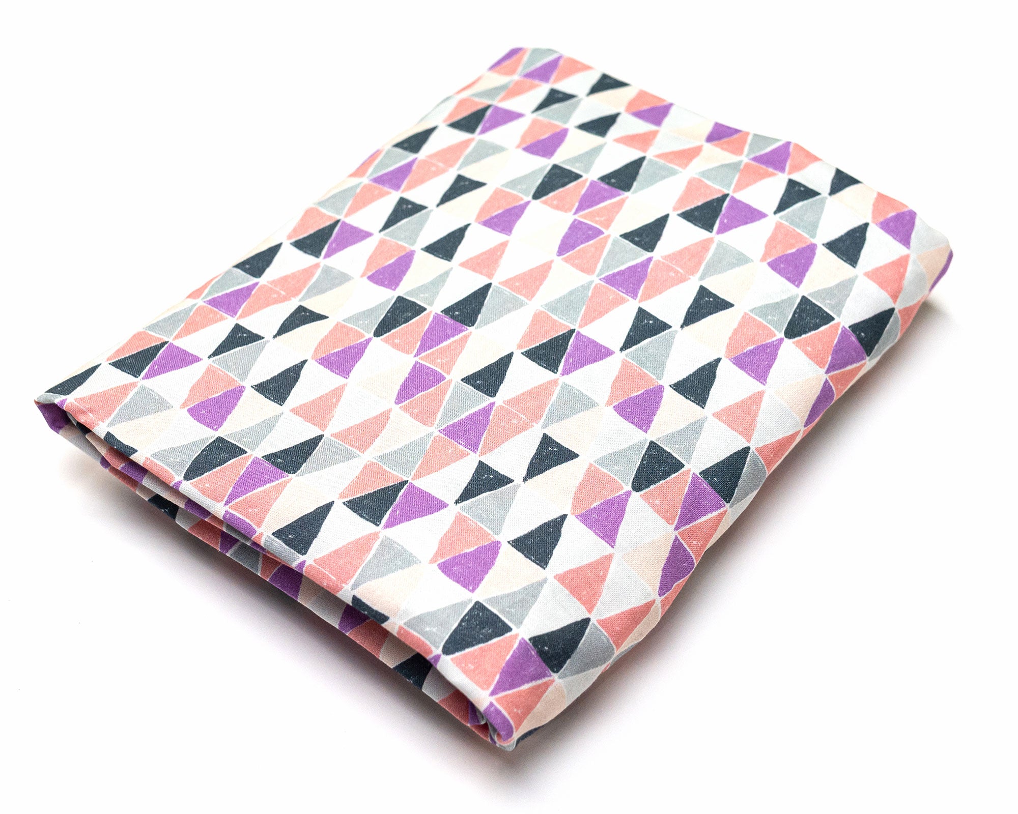 Pink Banners Marching - Fitted Crib Sheet- Rose/Peach/Gray/Black - Olli+Lime